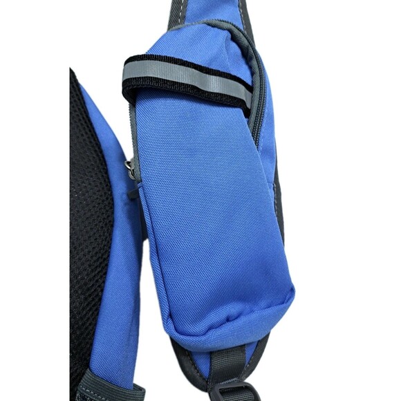 WATERFLY Crossbody Sling Bag Backpack Travel Daypack Blue Camping Hiking - Picture 2 of 7